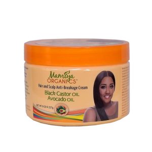 Mamiya Organics Hair & Scalp Anti-breakage  Cream with Black Castor Oil & Avocado Oil